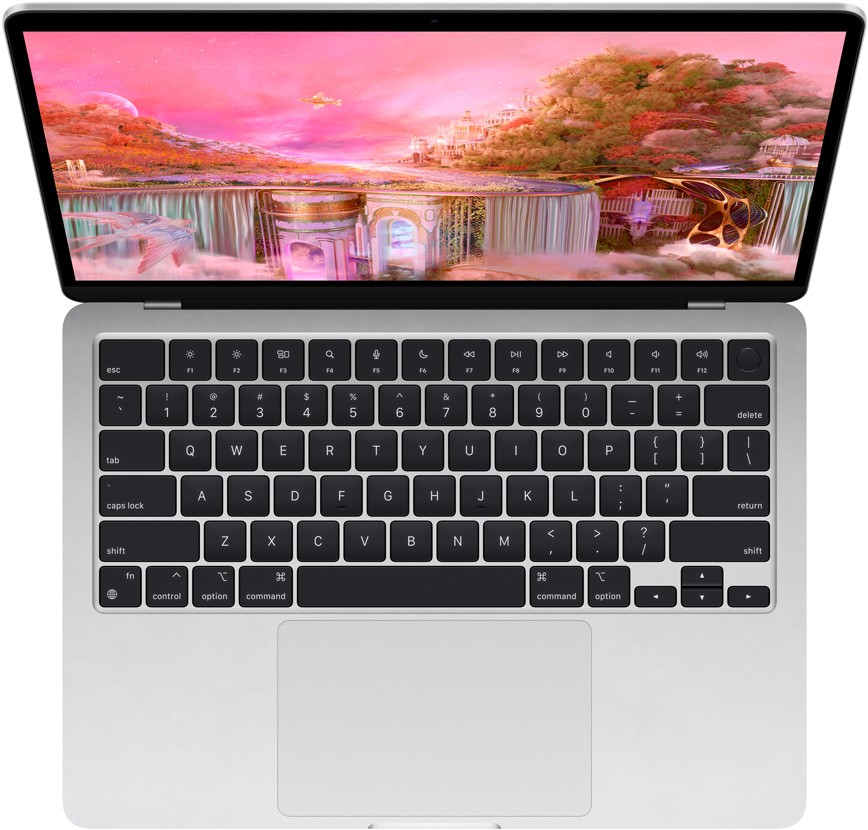 Macbook Air m2 encendida